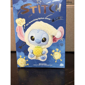 MINISO Stitch Eat Something Before Sleep Series Vinyl Figure Blind Box Sealed